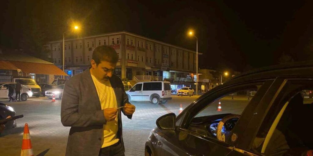 Arpaçay’da kaymakam uygulama yaptı