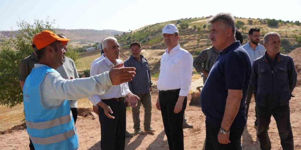 Başkan Tutdere, çalışmaları yerinde inceledi