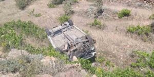 Batman’da otomobil şarampole yuvarlandı: 1 yaralı