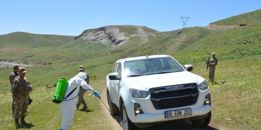 Berçelan Yaylası’nda şap tatbikatı
