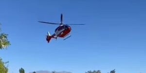Çukurcalı hasta helikopterle Van’a kaldırıldı