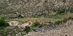 Darende’de heyelan riski nedeniyle yol ulaşıma kapatıldı