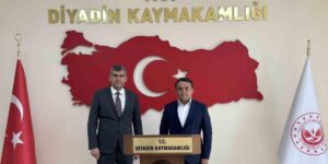 Diyadin Kaymakamı Korkusuz’a ayırlı olsun ziyareti