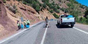 DKMP Munzur Vadisinde temizlik yaptı