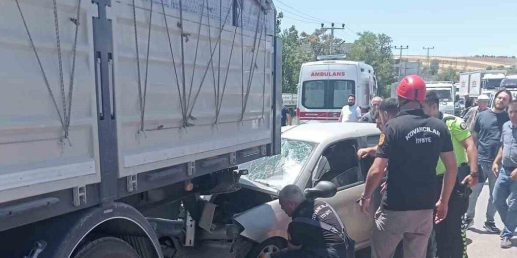 Elazığ’da trafik kazası: 1 yaralı