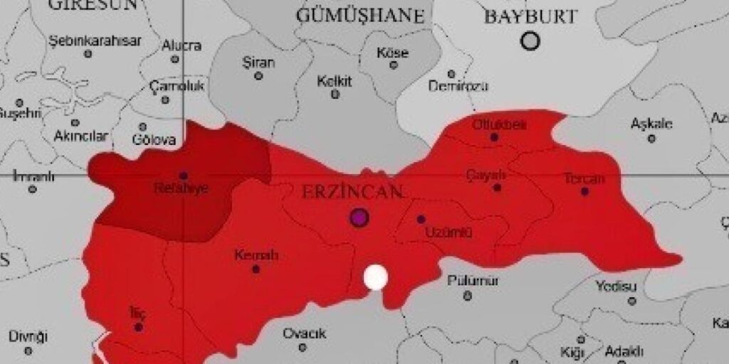 Erzincan’da 2.3 büyüklüğünde deprem