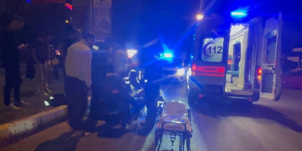 Erzincan’da motosiklet kazasında sürücü yaralandı