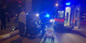 Erzincan’da motosiklet kazasında sürücü yaralandı