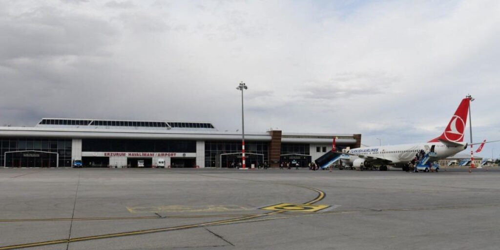 Erzurum’da bir ayda 694 uçuş gerçekleşti