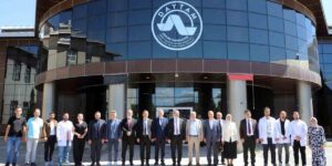 EVYAP heyeti, ilaç hammadde üretim tesisi için Atatürk Üniversitesinde