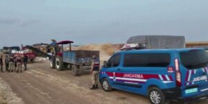 Gaziantep’te jandarmadan anız yangınlarına karşı dron ile denetim