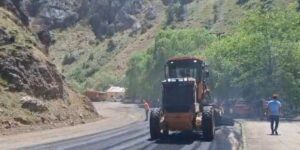 Her yıl on binlerce aracın kullandığı yolda çalışma