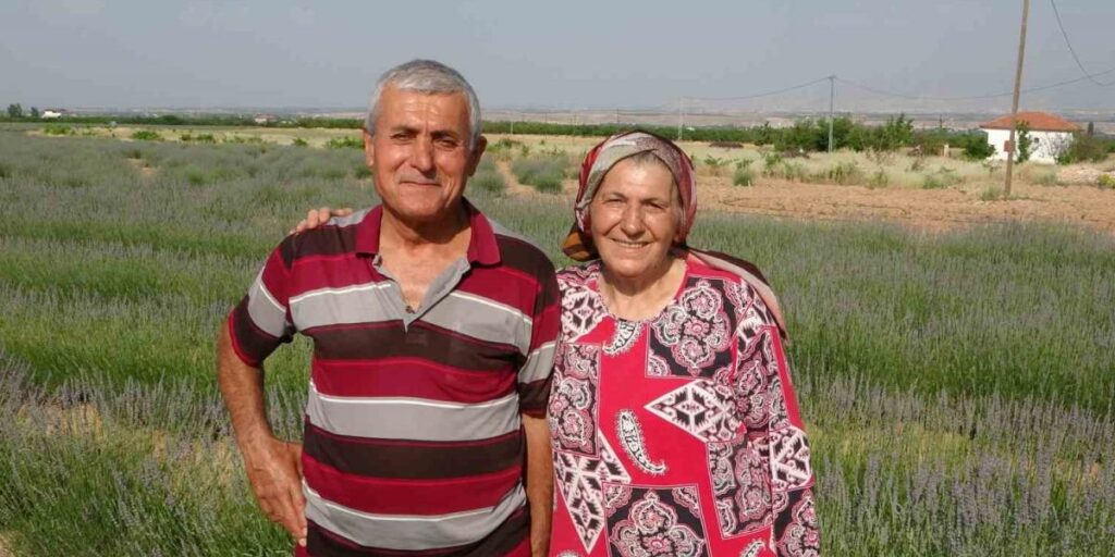 İnternetten gördüler, lavanta üreticisi oldular