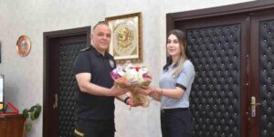 Kars Emniyet Müdürü Saka, özel güvenlik görevlilerini makamında ağırladı