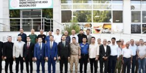 Mardin’de görev süreleri sona eren kurum amirlerine veda yemeği