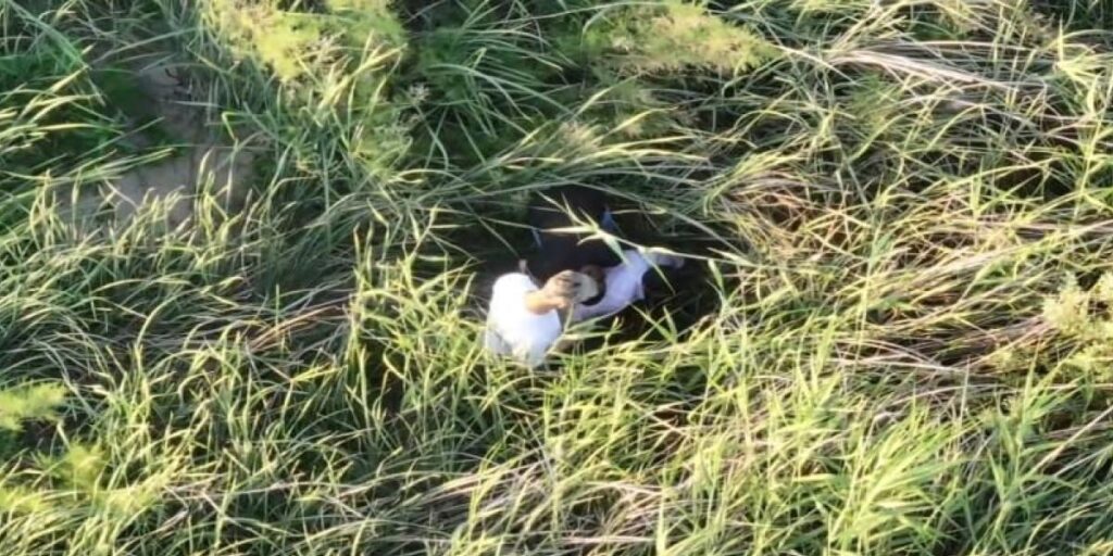 Polis kontrolünden kaçarken yol kenarına attıkları torbadan uyuşturucu çıktı