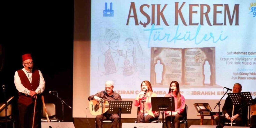 Âşık Kerem türküleri mest etti