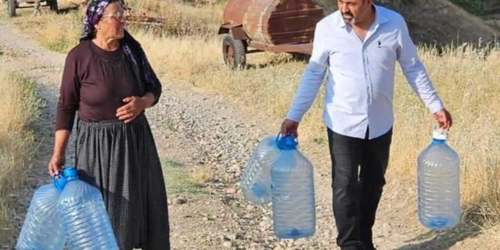 Suları akmayan köylüler çözüm talebi