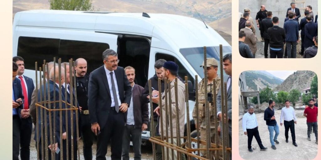 Vali Çelik’ten okul inşaatlarında inceleme