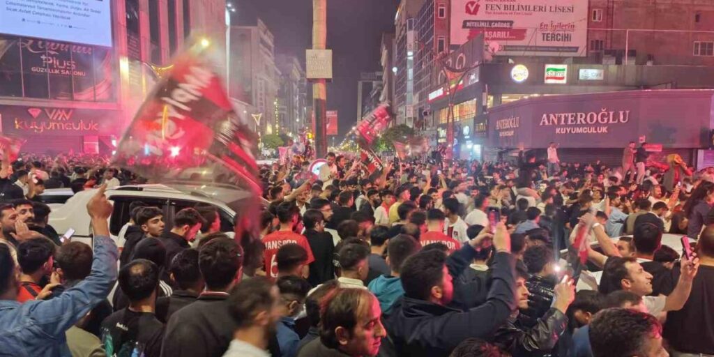 Van’da şampiyonluk coşkusu