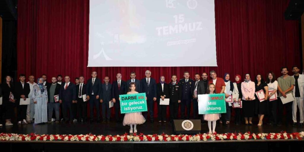 15 Temmuz Demokrasi ve Milli Birlik Günü, düzenlenen etkinliklerle kutlandı