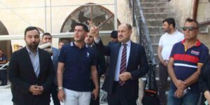 400 yıllık Barutçu Hanı restorasyon çalışmalarıyla yeniden gün yüzüne çıkıyor