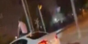 Aracın üzerinde oturan yolcuyla seyreden otomobil sürücüsüne 8 bin 463 TL ceza