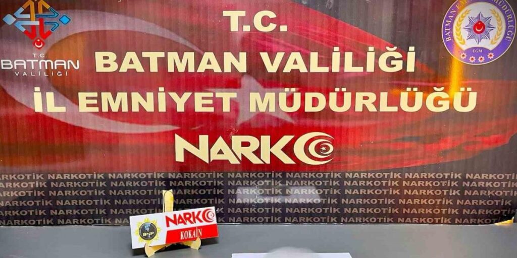 Batman’da 175 gram kokainin ele geçirildiği operasyonda 2 kişi tutuklandı