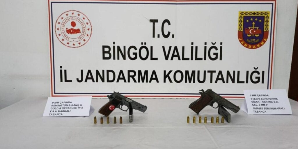 Bingöl’de ruhsatsız silah operasyonu