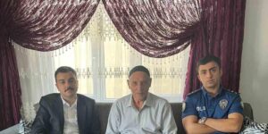 Dicle’de göreve başlayan Kaymakam Mustafa Atış’tan şehit ailesine ziyaret