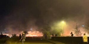 Elazığ’da otluk alanda yangın