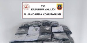 Erzurum’da kaçakçılara operasyon