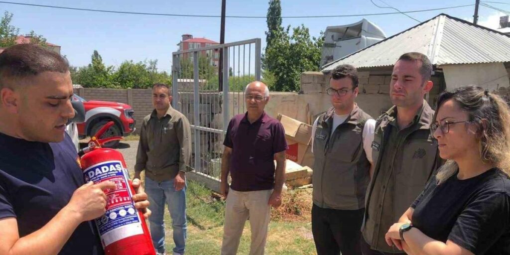 Iğdır’da yangın güvenliği eğitimi verildi