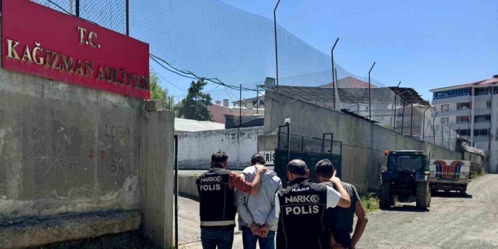 Kağızman’da uyuşturucu taciri 2 kişi tutuklandı