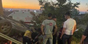 Kamyon ile otomobil çarpıştı: 2 yaralı