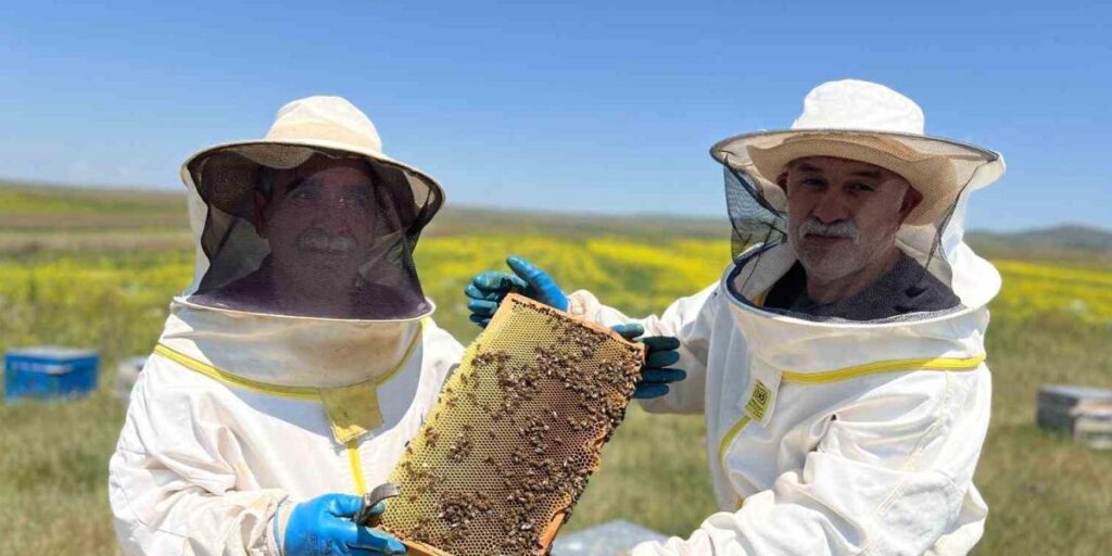 Kars’ta arıcılık yapan öğretmen, esnaf ve sağlık memurundan gençlere çağrı