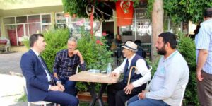 Kaymakam Küçük, esnaf ve vatandaşlarla bir araya geldi