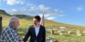 Kaymakam Tutal’dan arıcıya ziyaret