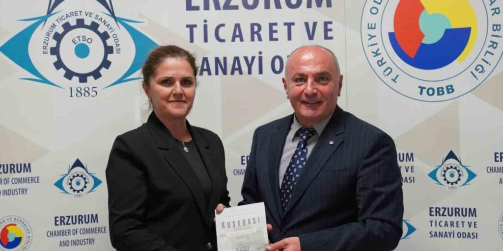 Kuşadası Kadın Girişimciler Kurulu Başkanı Zeytin’den Başkan Özakalın’a ziyaret