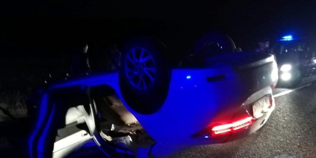 Malatya’da otomobil devrildi: 4 yaralı