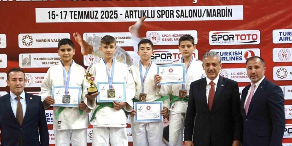Mardin, Minikler Judo Şampiyonası’na ev sahipliği yaptı