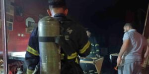 Mobilya dükkanında çıkan söndürüldü