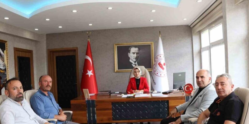 Olur Kaymakamı Semanur Kalkan’a nezaket ziyareti