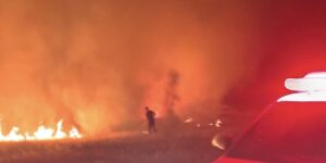 Pütürge’deki arazi yangını büyümeden söndürüldü