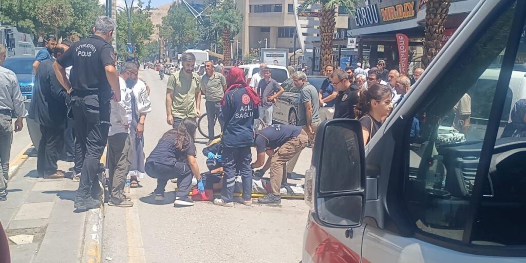 Scooterın çarptığı çocuk yaralandı