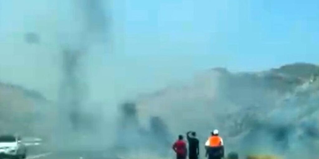 Siirt’te ağaçlık alanda yangın çıktı