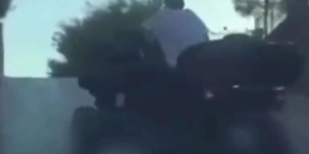 Trafiği tehlikeye atan ATV sürücüsüne 10 bin TL ceza