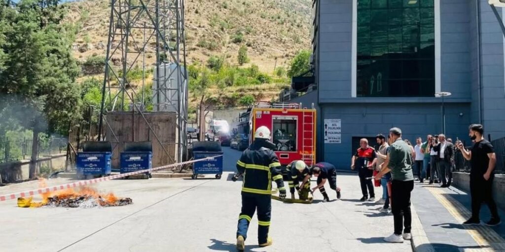 Uludere Devlet Hastanesinde ’kırmızı kod’ tatbikatı