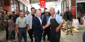 Vali Osman Varol, Besni esnafını ziyaret etti