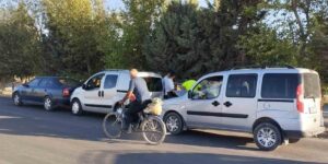 Zincirleme trafik kazasında 1 kişi yaralandı